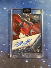 2023 Topps Chrome Black #CBA-BN Bo Naylor Red Refractor Auto /5 Rookie RC