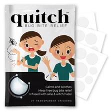 quitch Bug Bite Itch Relief Patch Kids Bug Bite Patch Summer Travel Essential...