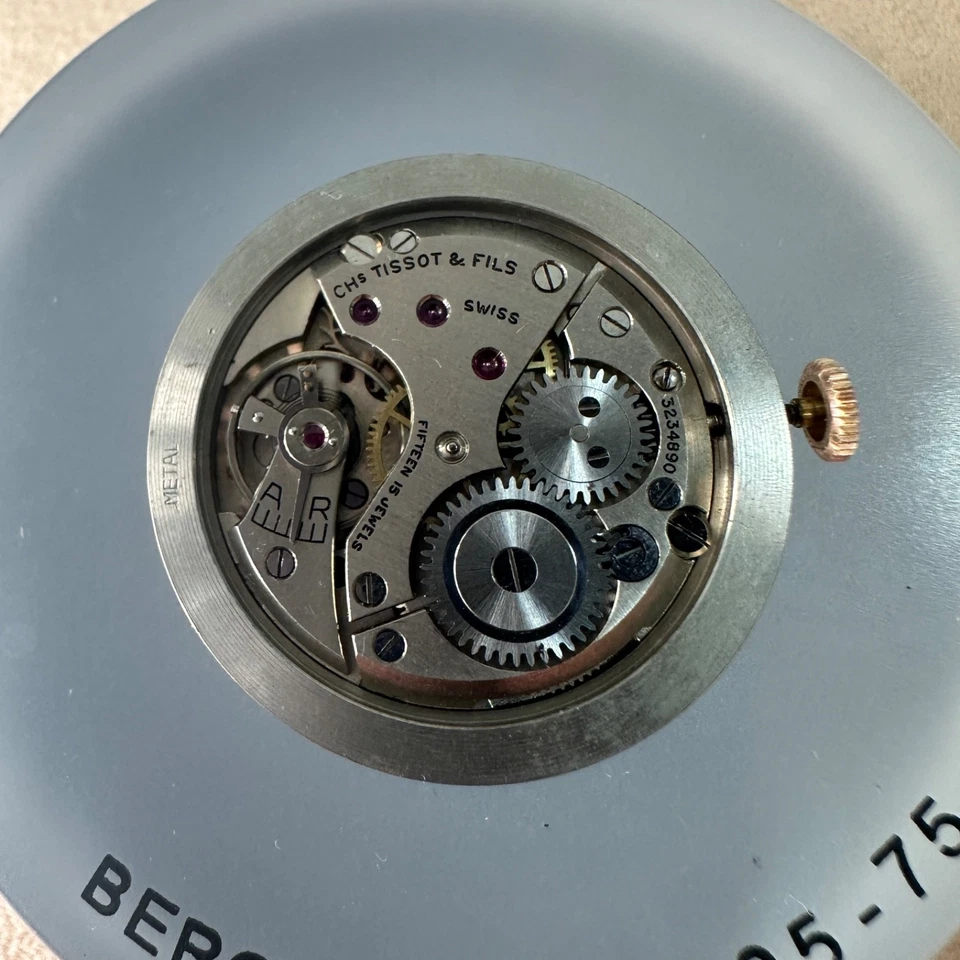 Movimento orologio Tissot funzionante + quadrante nido de ape e lancette orig. - Image 3 of 4