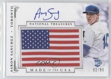 2014 Panini National Treasures Made in … 92/99 Aaron Sanchez #1 Auto 0w4