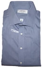 Daniel Cremieux Dress Shirt 18 - 35 Classic Fit Blue Birdseye Stretch NWT
