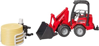 Schaeffer 2630 Compact Loader with Grab and Bale