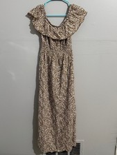 Old Navy Dress Womens Extra Small Sleeveless Elastic Neck Off Shoulder Smocked