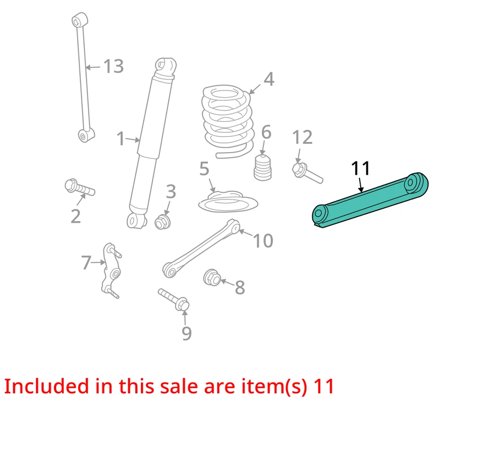 Dodge Chrysler Durango Aspen 2004-2009 brazo de control superior 52113278aa - nuevo OEM Foto 2 de 3