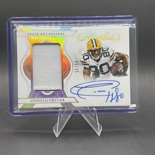 2025 Panini Flawless Donald Driver /25 Patch Auto Green Bay Packers