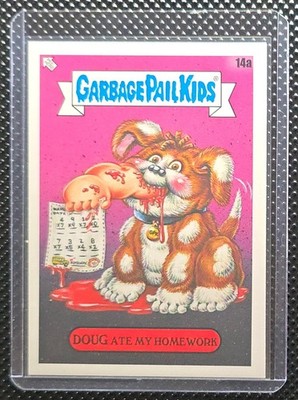 2020 Garbage Pail Kids Series Doug Ate My Homework 14a