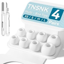 4 Pairs Replacement Ear Tips for Airpods Pro 2Nd/1St Generation with Portable St