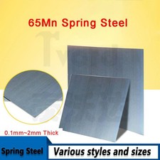 65Mn Molla Acciaio Lamiera Stampo Molla Piastra Metallo Pannello 0,1mm~1,5mm Spessore Personalizzato