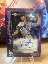 Topps Chrome 2025 Baseball Justin Wordlessly Autograph 59/250