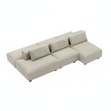 Miniature Sofa Realistic Details Modern Miniature Sectional
