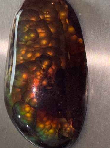 Hochwertiger polierter Feuerachat 6,2 Gramm Cabochon - Bild 2 von 9
