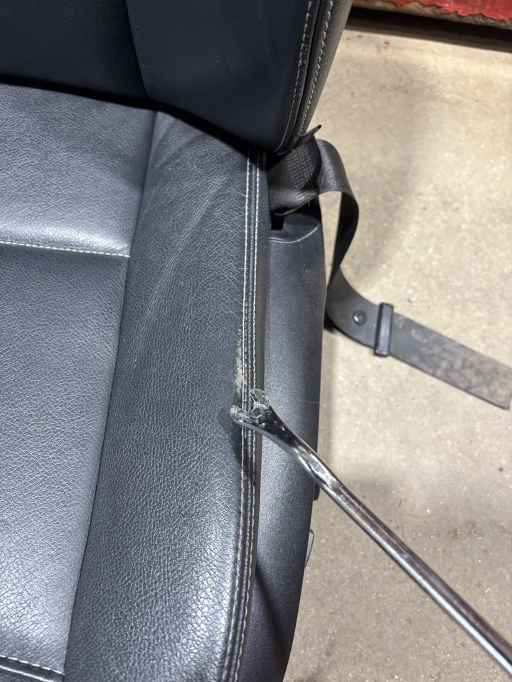 Conjunto Asiento Delantero Conductor Cuero Eléctrico 11-17 BMW X3 358678 Negro Excelente Estado Foto 3 de 4