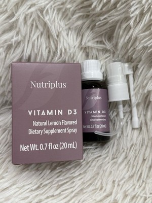 FARMASI NUTRIPLUS VITAMIN D3 DIETARY SUPPLEMENT SPRAY LEMON FLAVORED 20ml 1.7oz