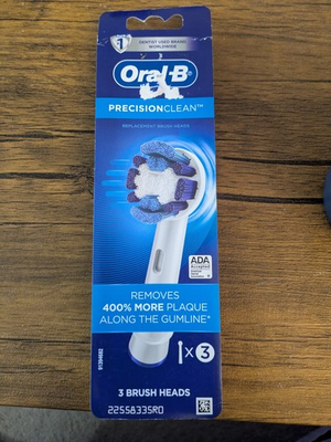 #ad #ad Oral B Precision Clean Electric Toothbrush Replacement Brush Heads 3pk. $5.99