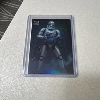 Stormtrooper Power of the Force Insert 2025 Topps Chrome Star Wars Galaxy POW-19 - Image 1 of 2