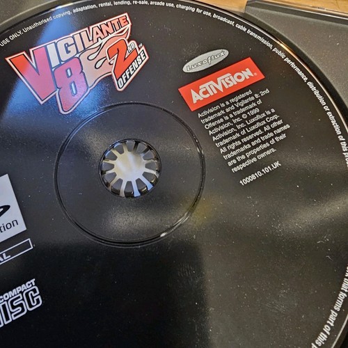 ps1 VIGILANTE 8 2nd Offense Boxed With Manual PAL UK Version ps2 ps3 - Picture 2 of 11