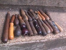 VINTAGE WOODEN TOOL HANDLES