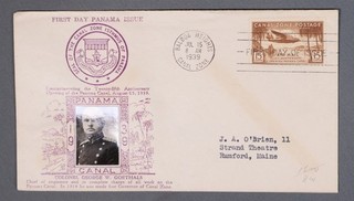 MayfairStamps US FDC 1939 Canal Zone Panama Canal Opening Anniversary 15c Crosby