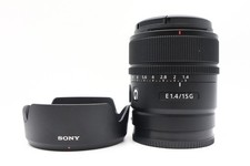 Sony SEL15F14G 15mm f/1.4 E-Mount Wide-Angle Lens