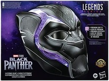 Marvel Legends Series Black Panther Premium Electronic Role Play Helmet with Lig