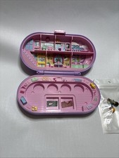 Polly Pocket 1992 Stampin' School Compact ONLY plus 1 figure Bluebird Toys