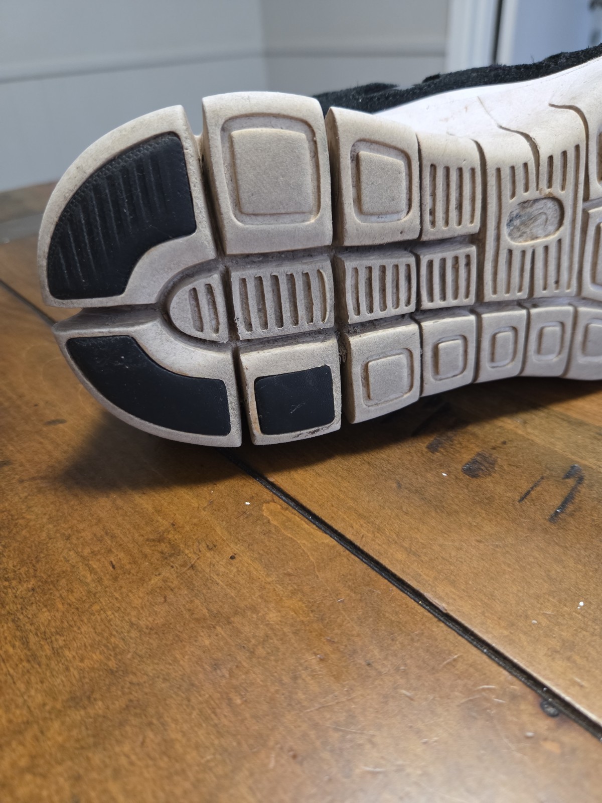 Nike Free Run 2 Black White Dark Grey 537732 004 Men's Size 9.5 Running Shoes image 7