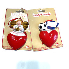 Kurt Adler Ornaments Heart Shaped