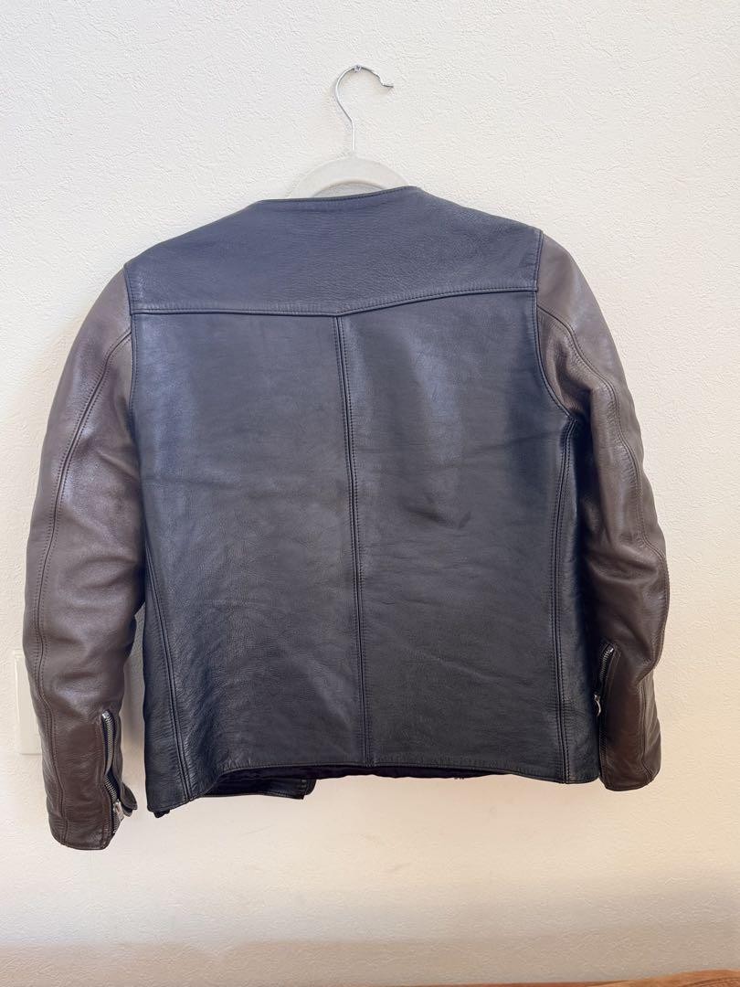 ジャケット・アウター FINE CREEK & CO Bud size40 FINE CREEK & CO Black and brown leather jacket Bud size M | eBay