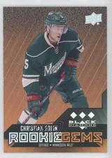 2014-15 Upper Deck Black Diamond Rookie Gems Orange Christian Folin #190 4f1
