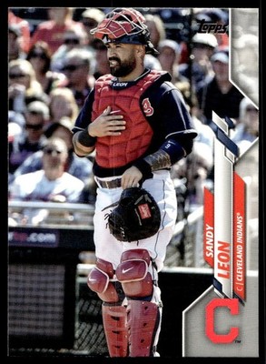 2020 Topps Update Sandy Leon Cleveland Indians #U-48