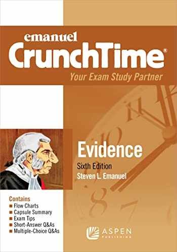 Emanuel CrunchTime for Evidence - Taschenbuch, von Emanuel Steven L. - Gut - Bild 1 von 2