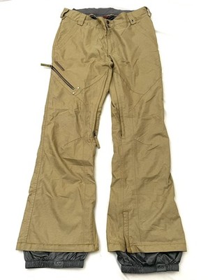 Burton Dryride Access Ski Snowboard Pants Men's Large Khaki Insulated Lined READ