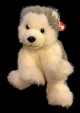 1997 Ty Classic DAKOTA Husky Wolf Puppy Dog 8" Plush Vintage Stuffed Toy TAG