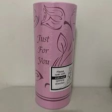 Just For You Monogrammed Glass Cup Set Gift New