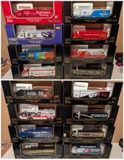 Lot of 16 Racing Champions 1:87 Scale Team Transporter Premier Edition