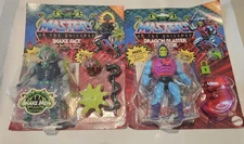 Masters of The Universe Lot Of 2 Snake Face &Dragon Blaster Skeletor  Deluxe New