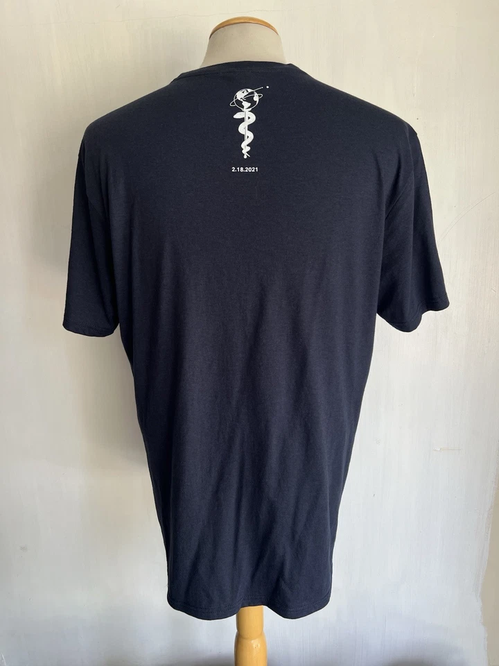 JPL x NASA (2021) RARE! Mars Perseverance Rover Landing Date Staff T-Shirt Large - Image 3 of 4