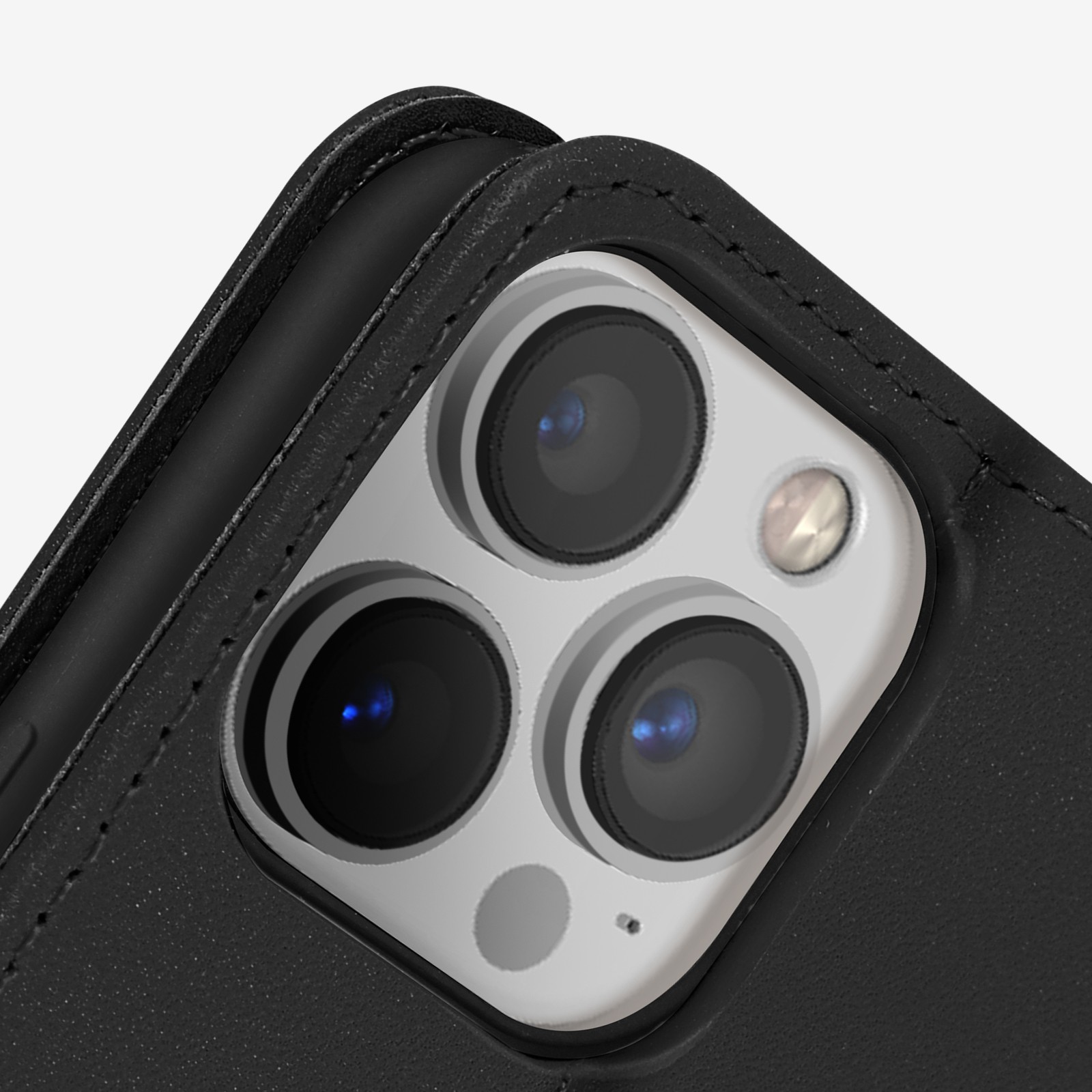 Housse iPhone 13 Pro avec support horizontal et porte-carte - 4