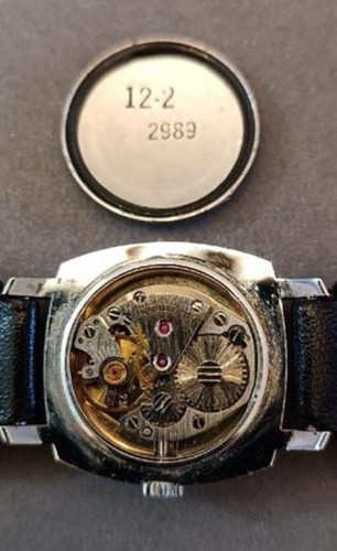 Orologio Bulova Caravelle Donna 17 Jewel N3 Quadrante Blu Western Cinturino Pelle Nero - Foto 4 di 7