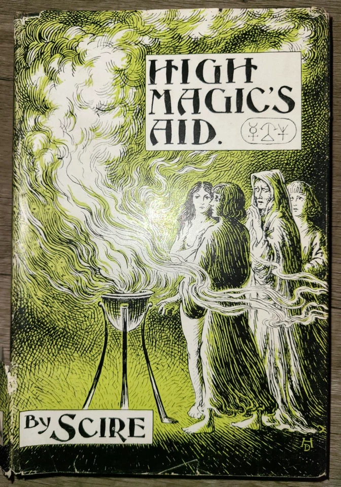Vtg HC book, High Magic's Aid by Scire (G. B. Gardner), 1949   1st/1st