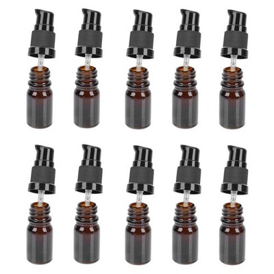  10 Pcs Behälter Glas Leere Glasflaschen Unterflasche Mehrzweckflaschen