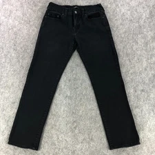 True Religion Jeans Mens 32 (Actual Size 30x29) Black Geno Relaxed Slim Stretch