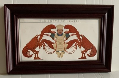 Maxfield Parrish  Chef Between 2 Lobsters  Orig Illust From 1925 Knave Of Hearts