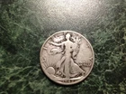 1942-D Walking Liberty Half Dollar (red/pink)