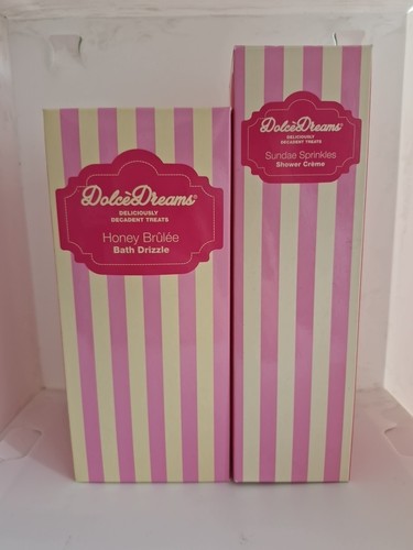 Mother's Day Fake Bake Dolce Dreams Bath Drizzle Honey Brulee & Shower Creme BN - Picture 1 of 7