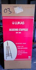 LUKAS Akademie Staffelei Buche, originalverpackt, Höhe 231 cm, max. Bildhöhe 127