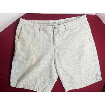 Goodfellow & Co Men's 38 Gray Linden Linen Cotton Every Wear Shorts