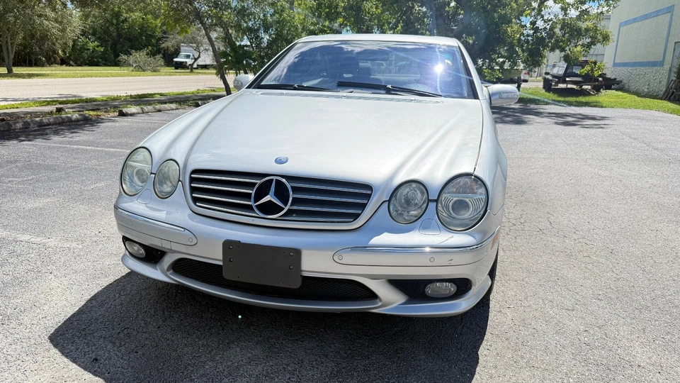 2005 MERCEDES BENZ C215 CL500 AMG Automatik 48000 gelaufen SILBER/SCHWARZ - Bild 4 von 4