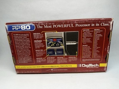 DigiTech RP80 Digital Modeling Guitar Processor | eBay