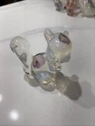 Vintage Fenton Opalescent Glass Squirrel And Rooster Bundle-for Buyer